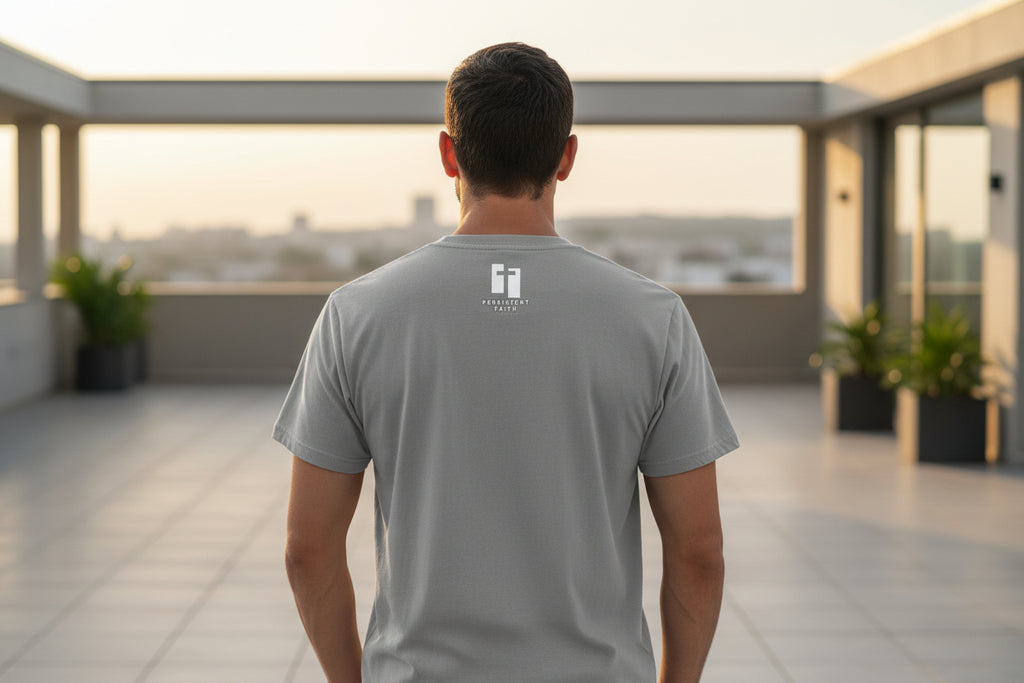 Gray t-shirt on a white background
